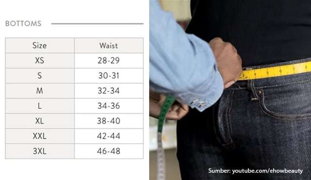 Cara Memilih Ukuran Celana Pria Yang Tepat Versus Beda