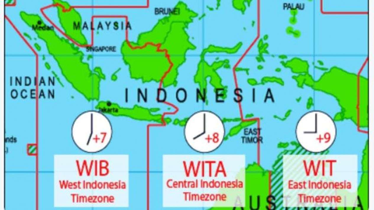 jam 9 pagi wib atau wita